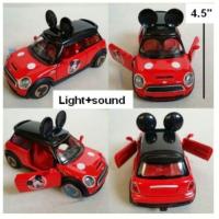 ราคา Mickey mouse มิกกี้เม้าส์ Model โมเดล รถเหล็ก ประตูเปิดได้ มีไฟมีเสียง ดึงถอยหลังแล้วปล่อย รถจะวิ่งไปข้างหน้าคะ (456035393)