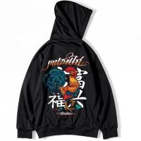 ราคา (พร้อมส่ง) สกรีนเสื้อ เสื้อฮูดคู่กันหนาว ดีไซน์สไตล์ญี่ปุ่น ลายคนชนไก่ แฟชั่นทันสมัย Unisex M-3XL (25630509931)