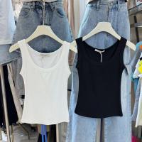 ราคา Basic Tank Top เสื้อกล้าม ผ้ายืด สีเรียบ เนื้อผ้านิ่ม (25429981737)