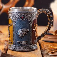 ราคา Game of Thrones แก้วเบียร์ Creative Viking Blackjack แก้วเบียร์ร่างพร้อมเซรามิคนูนถ้วยบาร์บุคลิกภาพ (25435183381)