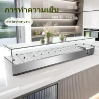 ราคา ตู้เย็นเคาน์เตอร์เก็บความสด/ตู้โชว์โต๊ะสลัด/สถานีเตรียมพิซซ่า/จุดของหวานบนโต๊ะ/ตู้เก็บอาหารแช่เย็น (45353055070)