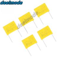 ราคา 10pcs 275VAC X2 ตัวเก็บประจุความปลอดภัย 275V 10 มม.15 มม. 22.5 มม.0.022UF 0.002UF 0.1UF 0.22UF 0.47UF 0.68UF 1UF Polypropylene ฟิล์ม (27332570365)