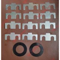 ราคา (ชุด) แผ่นชิมรองสลักคานหน้า EF453 / EF494 / EF514 ยันม่าร์ (Yanmar) (แผ่น ปรับระดับ เพลา แกน สลัก คางหมู หน้า) (7046267814)