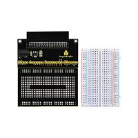 ราคา Keyestudio ต้นแบบ Breakout Board V2 พร้อม Breadboard 400 จุดสําหรับ Micro bit Power สําหรับ Micro:bit Board ง่ายต่อการทดสอบ (41274336278)