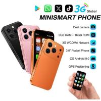 ราคา SOYES mini 3G สมาร์ทโฟน 3.0 "หน้าจอ HD 2GB + 16GB Android 9.0 รองรับบลูทูธ Wi-Fi hotspot GPS แอพสังคม Whasp Face ปลดล็อคโทรศัพท์มือถือกระเป๋า (55505405105)