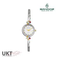 ราคา นาฬิกา SANDOZ รุ่น SD99263AG02 หน้าขาวเข็มทอง สำหรับผู้หญิง (4434724807)