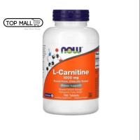 ราคา NOW Foods, L-Carnitine, 1000 mg, 100 Tablets (52502408042)