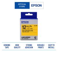 ราคา Epson LabelWorks LK-4YBP Standard LK Tape Cartridge, Black on yellow tape , 12 MM (เทปพิมพ์อักษร) (53103872287)