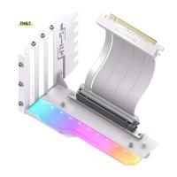 ราคา Belinda7Vertical GPU Mounting Bracket with PCI-E 4.0 X16 Riser Cable Video Card Support Kit 90 องศามุมขวา (57752049206)