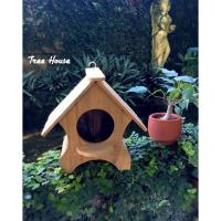 ราคา บ้านนกไม้ บ้านกระรอก บ้านชูการ์ ไม้สักแท้ ตกแต่งสวน แข็งแรงทนทาน ร้าน.Tree House (10942133827)