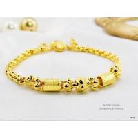ราคา สร้อยข้อมือ งานหุ้มทอง5 ไมครอนสวยน่ารัก (23843060692)