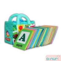 ราคา Anuri แฟลชการ์ดผ้า ภาษาอังกฤษ A - Z Flash Card Lalababy การ์ดคำศัพท์ เสริมสร้างทางความจำทางอักษร (23602062378)