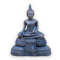 ราคา หลวงพ่อทอง วัดเขาตะเครา สีเงินเก่า กว้าง 7นิ้ว สูง 9นิ้ว (23455806219)