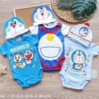ราคา บอดี้สูทเด็กอ่อน ลายโดเรม่อน เซ็ต3ชุด แรกเกิด-9เดือน (1228773187)