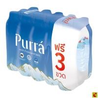 ราคา เพอร์ร่า น้ำแร่ธรรมชาติ 100% 600 มล. แพ็ค 12 (54050544529)