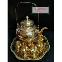 ราคา ชุดน้ำชา ทองเหลือง ชุดกาน้ำชา (4637583518)