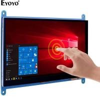 ราคา Eyoyo 7 นิ้ว LCD HDMI Display Screen 1024x600 Ultra HD Display Screen หน้าจอสัมผัสแบบ Capacitive สําหรับ Raspberry Pi (48954240385)