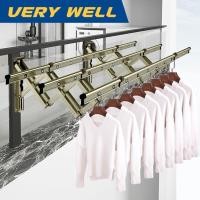 ราคา ราวตากผ้าติดผนังสแตนเลส200CMราวตากผ้า ราวตากผ้าสแตนเลสรุ่น พับเก็บง่าย ยืดหดได้ ราวตากผ้า ราวตากผ้าพับได้ ราวตากผ้าตัว (41268996955)