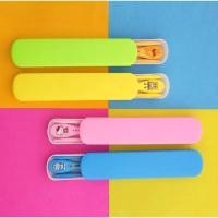 ราคา ช้อนเด็ก ช้อนส้อมเด็ก ชุดช้อนส้อม พร้อมตะเกียบ ช้อนส้อมลายการ์ตูน ช้อนส้อมสำหรับเด็ก (12693805967)