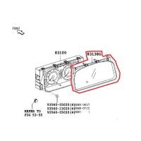 ราคา กระจกหน้าปัทม์ พลาสติกหน้าปัทม์ กระจกเรือนไมล์ พลาสติกเรือนไมล์ พลาสติกครอบเรือนไมล์ Toyota Avanza 1.3 แท้เบิกศูนย์ (23519506244)