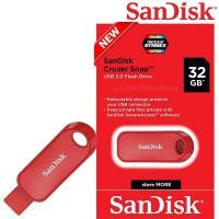 ราคา SanDisk Flash Drive Cruzer Snap USB 2.0 32GB Red (SDCZ62_032G_G35R) แฟลชไดร์ฟ แซนดิส สำรองข้อมูล โดย Synnex ประกัน 5 ปี (5020955328)