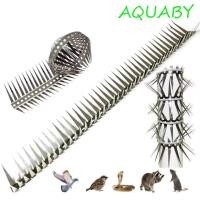 ราคา AQUABY Squirrel Deterrent, 0.5/1m Entangle Design สแตนเลส Bird Spikes, Bird Drive Away ยืดหยุ่น Bendable Rust-proof Anti Pigeon Spikes รั้ว (53056011879)