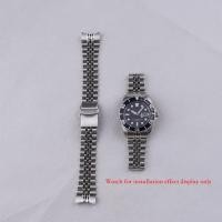 ราคา สําหรับ Seiko Sea Urchin SNZF13 SNZF15 SNZF17 SNZF19 22 มม.โค้ง-End สแตนเลสเงิน WatchBand สายคล้องสร้อยข้อมือโดย Rolamy (40057306808)