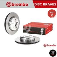 ราคา BREMBO จานเบรคหน้า BMW SERIES 5 F10 (520i 520d 523i) (HC) / 330MM รหัส 09 C410 13 / ราคา 1คู่ (28636680098)