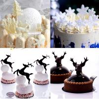 ราคา สามมิติ Elk แม่พิมพ์ซิลิโคนคริสต์มาส Eve เค้กการฝึกอบรม Antlers ช็อกโกแลต Fondant เกล็ดหิมะ diy ตกแต่ง (57356021396)