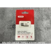 ราคา Unitek A1034NI USB A TO USB Type-C Ultra Tiny Zinc Adapter แปลงสัญญาณ (24920347313)