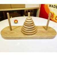 ราคา ของเล่นทาวเวอร์ย้าย 8 ห่วงขนาดใหญ่ 34 ซม. | หอคอยเกมทางปัญญา ฮานอย เพื่อเล่นที่บ้านหรือโรงเรียน (42463494316)