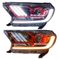 ราคา ไฟหน้าโปรเจคเตอร์ ไฟหน้า FORD RANGER 2015 2016 2017 2018 2019 2020 ดำแดง (10553901005)