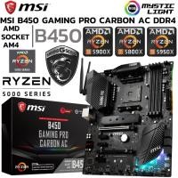 ราคา MAINBOARD (เมนบอร์ด) AM4 MSI B450 GAMING PRO CARBON AC DDR4 Support 5000 Series (29238539477)