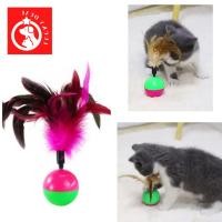 ราคา Lucky - บอลล้มลุก บอลขนนก ของเล่นแมว คอนโดแมว ที่ลับเล็บแมว ...................ที่ให้อาหารแมว ที่ตัดขนแมว Revolution (5750967872)