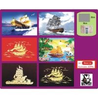 ราคา ภาพพิมพ์เซรามิก (ขนาดA4) ภาพเรือสำเภา เรือใบ - กิจการราบรื่น ไม่มีอุปสรรค ค้าขายร่ำรวย (7519305742)