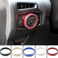 ราคา สติกเกอร์ติดปุ่มลูกบิดสวิตช์ไฟหน้ารถยนต์ สําหรับ Ford Focus 3 4 MK3 MK4 Kuga Kuga Escape Mondeo Ford Edge Ecosport (17465824895)