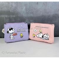 ราคา Moshi Moshi กระเป๋าเครื่องสำอาง แบบผ้า PEANUTS SNOOPY & FRIENDS ลิขสิทธิ์แท้ (40768947159)