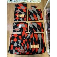 ราคา พรมปูพื้นรถมินิ รุ่น R60 Ctm Mini Cooper Jcw ลายเหลี่ยมแดงดำ (25534986913)