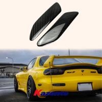 ราคา For Mazda RX-7 FD RX7 FD3S Mazdaspeed Carbon Fiber Rear Spoiler End Cap Add On (40376972485)