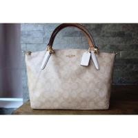 ราคา สด/ผ่อน พร้อมส่ง #COACH #F28989 SMALL KELSEY SATCHEL IN SIGNATURE CANVAS (6209850995)