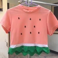 ราคา เสื้อ crop ลายแตงโม ( มือสอง ) (951406800)