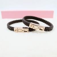 ราคา ข้อมือหนังแท้ สลักชื่อฟรี (437661360)