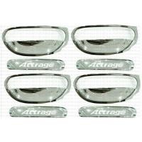 ราคา เบ้ากันรอย แอททราจ attrage สีโครเมี่ยม (7236902576)