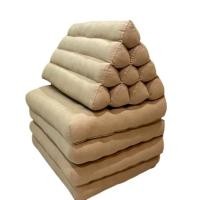 ราคา หมอนสามเหลี่ยมที่นอน4พับ หมอนขิด, triangle cushion, 4 fold mattress triangle cushion, XL 52 x 205 cm kapok floor cushion (19306448854)
