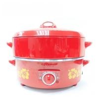 ราคา HANABISHI กระทะไฟฟ้า รุ่น HEP-10Sขนาด10นิ้วค่ะ (1854336737)