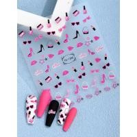 ราคา มีให้เลือก 2 ลาย สติ๊กเกอร์ติดเล็บ ลายบาร์บี้บาร์ใจ (TH-1287,1288) พร้อมส่ง (27055312439)