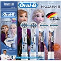 ราคา หัวแปรงสีฟันไฟฟ้า Oral-B Frozen 2 Brush Heads Model EB10K ( 1-2-3-4 Brush Heads ) BEST PRICE (9376491892)