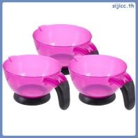 ราคา ชามผสมสีผม 3pcs ซิลิโคนแข็งแรง ดีไอวายสำหรับผสมย้อมผม พร้อมด้ามจับ สีม่วง เหมาะสำหรับร้านทำผมหรือช่างทำผม (54854407764)