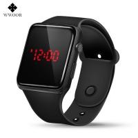 ราคา WWOOR นาฬิกาอิเล็กทรอนิกส์ทรงสี่เหลี่ยมใหม่ LED (41466681687)