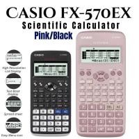 ราคา Fx-570EX เครื่องคิดเลขวิทยาศาสตร์ Casio CLASSWIZ Saintifik สีชมพู Orginal (45904624229)